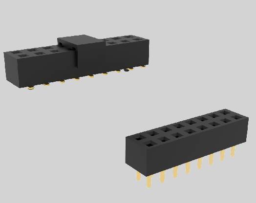 2,54 mm weibliche Stiftleiste