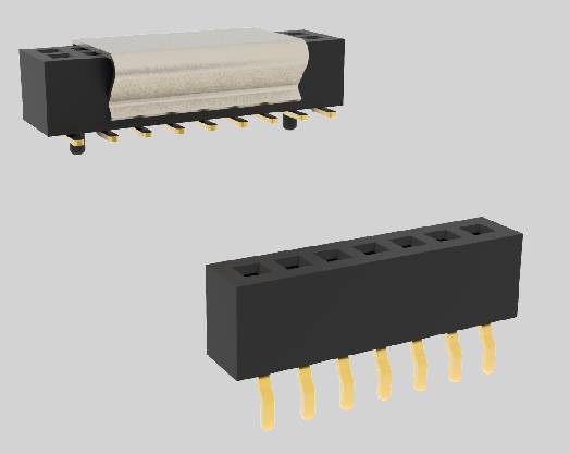 1,00 mm weibliche Stiftleiste
