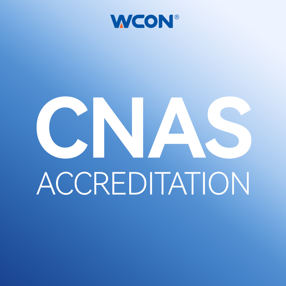 WCON Electronics Laboratory erhält CNAS nationale Akkreditierung